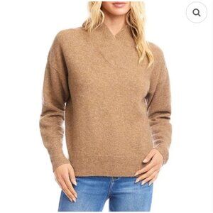 Atoir The Skie Knit Top Camel Brown Nylon Mohair Wool Blend Size M/10 NWT